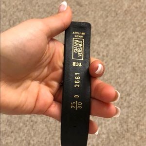 Black Versace belt